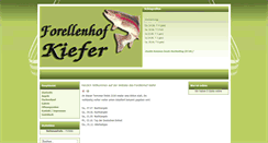 Desktop Screenshot of forellenhof-kiefer.de